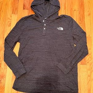 North Face Henley Hoodie - Mens XL